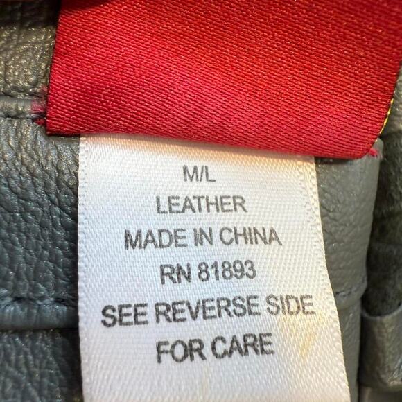 GILI Got It Love It Gray Leather Wrap Belt - Picture 6 of 7